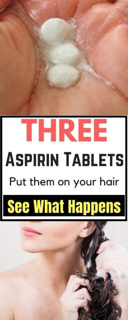 If You Rub Crushed Aspirin On Your Scalp This Is What Happens Aspirin For Hair Hair