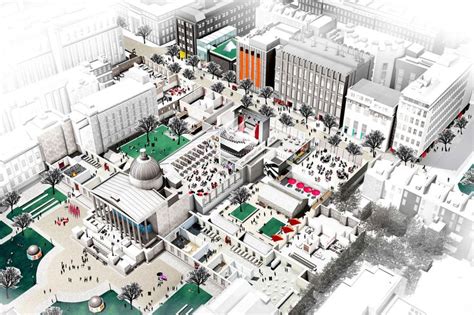 Ucl Bloomsbury Masterplan Urban Environment Visualisation Architecture