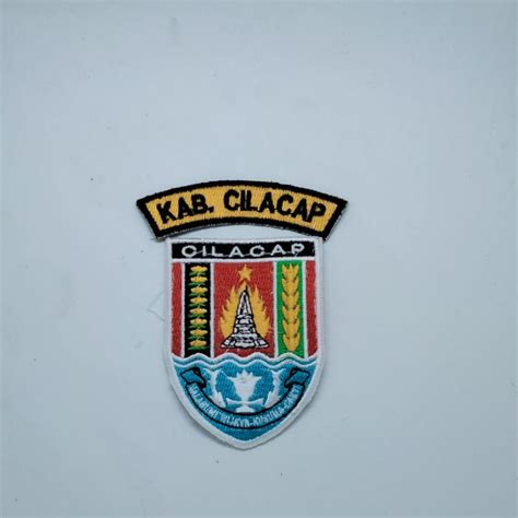 Jual Logo Bordir Kab Cilacap Begde Badge Logo Emblem Patch