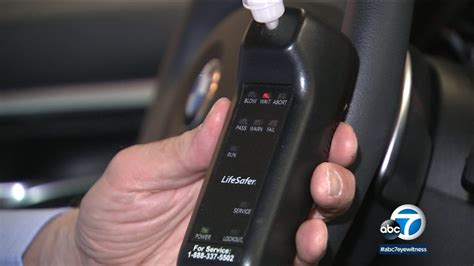 New California Law Requires Dui Offenders To Install Breathalyzer In Car Abc7 Los Angeles
