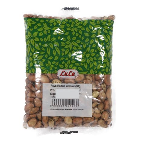 Buy Lulu Fava Beans Whole 500g Online Lulu Hypermarket Qatar