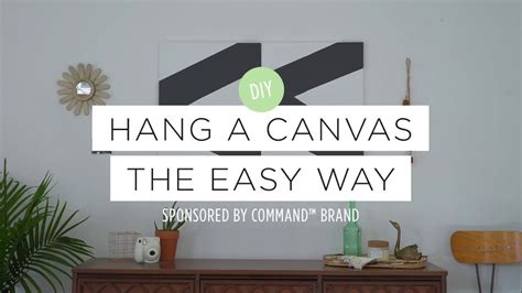 Hang A Canvas The Easy Way Youtube