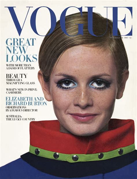 Twiggy Vogue October Art Print By Ronald Traeger King Mcgaw