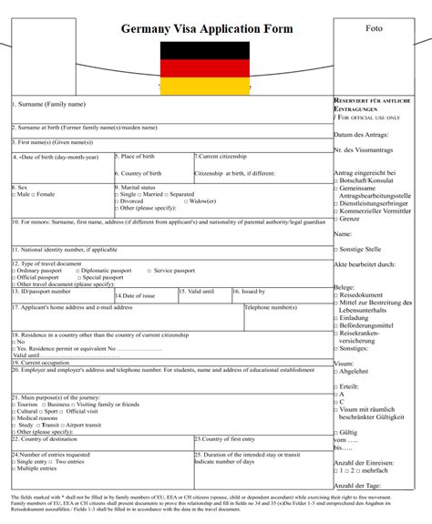 Germany Work Permit Guide Working Visa Form Gbsnote