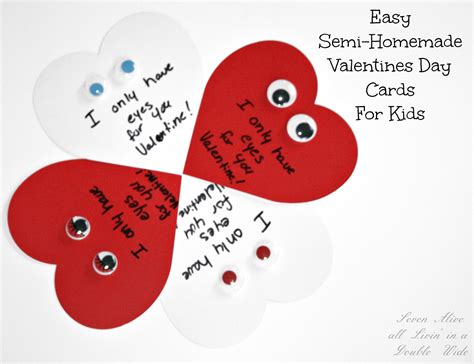 You can't go wrong because everyone loves receiving. Semi-Homemade Valentine's Day Cards | Fun Family Crafts