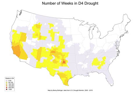 How Drought Prone Is Your State A Look At The Top States And Counties In Drought Over The Last