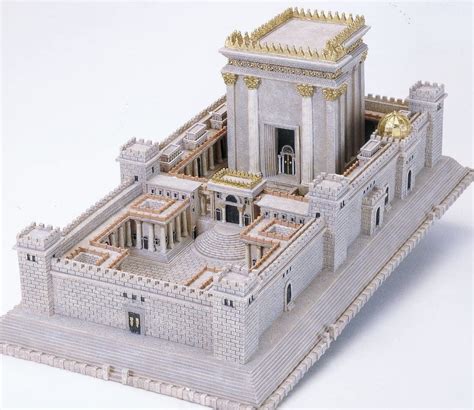 Jewish Expression The Second Temple Of Jerusalem Model An