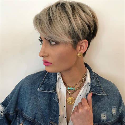 Cute Layered Inverted Pixie Bob New Short Haircuts Long Pixie