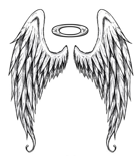 Seeing Through The Dust Angel Wings Drawing Angel Wings Tattoo On