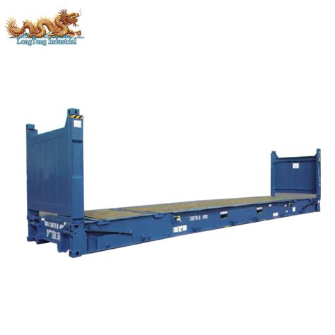 Collapsible End Csc Certified 40ft Flat Rack Container For Sale China