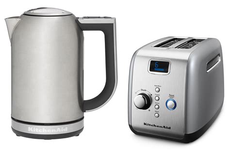 Kitchenaid classic vs artisan toasters 4 slot. Kitchenaid Kettle And Toaster Grey