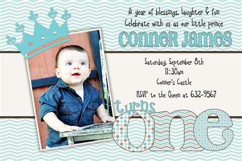 Baby Boy First Birthday Invitations Download Hundreds Free Printable