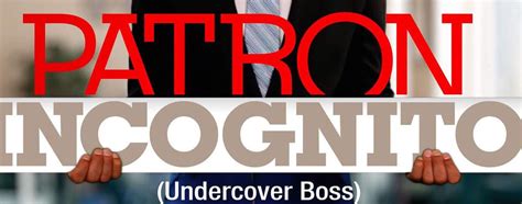Add to my shows remove unarchive archive. "Patron Incognito" de retour pour un 2ème numéro inédit ce ...