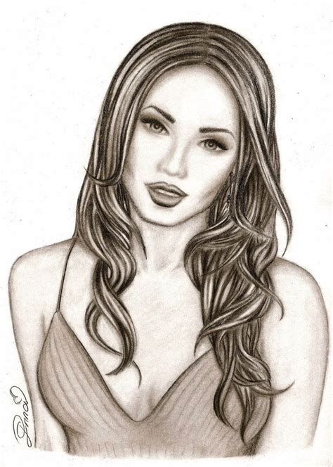 Megan Fox By Innarv On Deviantart Megan Fox Female Portraits Megan