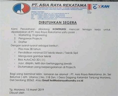 248 lowongan kerja tanjung morawa bulan maret 2021.sebanyak 248 lowongan kerja tanjung morawa dan yang berhubungan dengan loker tanjung morawa, rekrutmen tanjung morawa, peluang kerja tanjung morawa, peluang berkarir tanjung morawa, pekerjaan tanjung morawa di loker.my.id. Loker Di Pabrik Kuaci Tanjung Morawa : Loker Sumut Update Terpercaya : Daftar perusahaan di ...