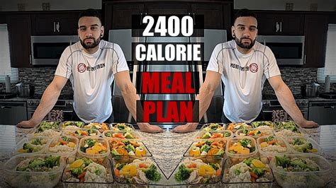 2400 Calorie Meal Plan Build Muscle And Lose Fat Youtube