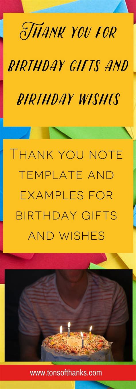 Birthday Thank You Messages For Ts Simple Surgery