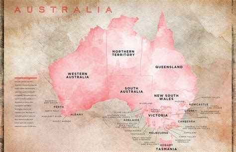 Australian Wine Regions Map