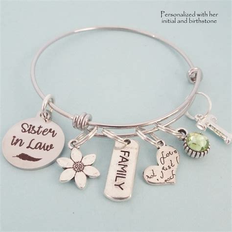 We did not find results for: Sister in Law Charm Bracelet, Personalized Birthday Gift ...