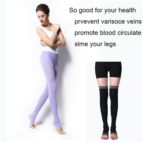 Prevent Varicose Veins Womens Sleeping Compression Stockings Tights