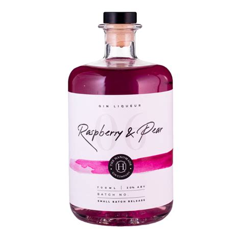 Raspberry And Pear Handmade Gin Liqueur The Handmade Gin Company