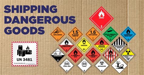 What Are Dangerous Goods Logistics Terms And Definitions Saloodo