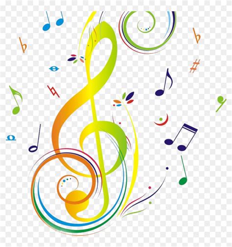 Transparent Colorful Music Clipart Colorful Music Notes Png Png