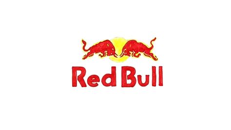 Clipart picture of bulls cartoon mascot logo character. How to Draw the Red Bull Logo - YouTube