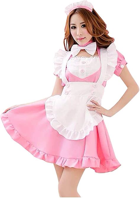 Xxysm Dienstmädchen French Maid Kostüm Damen Hausmädchen Kostüm Set Perfekt Für Fasching