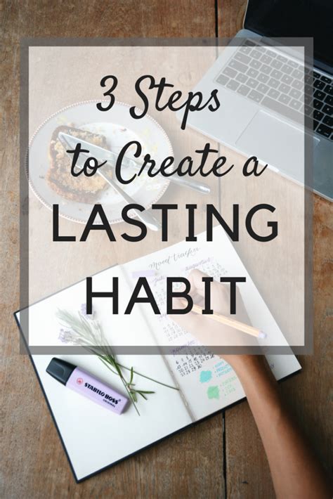 Create A Habit In 3 Simple Steps Set Yourself Up For Success With