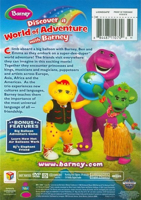 Barney Big World Adventure The Movie Dvd 2011 Dvd Empire