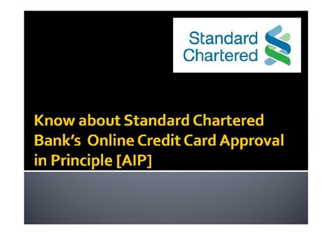A credit limit increase can offer you more financial flexibility. Standard Chartered Bank - Benefits of Online Credit Card AIP