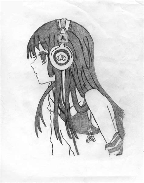 Anime Girl With Headphones By Mizore Shirayuki On Deviantart