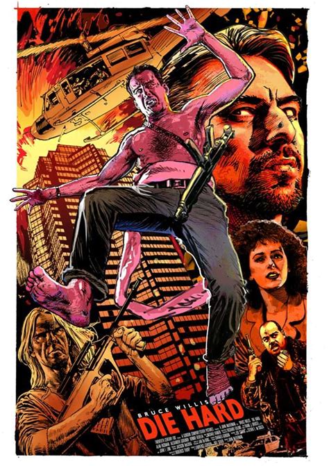 Die Hard Chris Weston Movie Poster Art Best Movie Posters