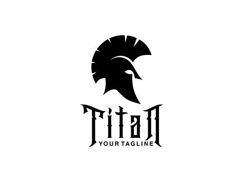 Titan Helmet Warrior Graphic By Shikatso · Creative Fabrica