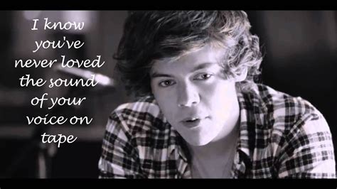 One Direction Little Things Lyric Video Youtube