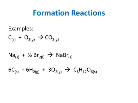 Ppt Formation Reactions Powerpoint Presentation Free Download Id