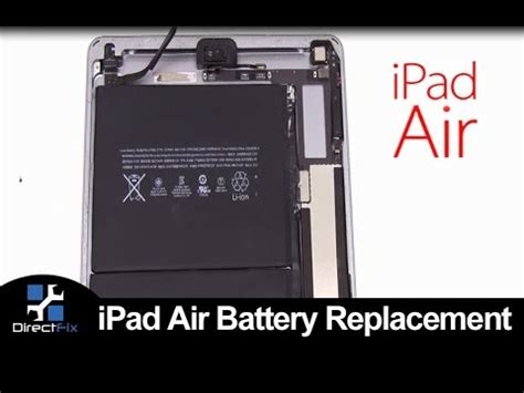 The battery of the ipad air 2 may not charge due to improper charging cables, high voltage, liquid contact or impact. How To: iPad Air Battery Replacement - YouTube