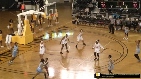 2018 01 29 Xula Women S Basketball Vs Suno Youtube