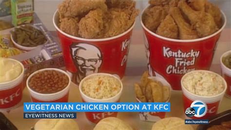 We always have updated information on the menu. KFC announces a vegetarian chicken option is coming to the ...