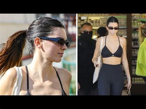 Kendall Jenner Flaunts Her Shredded Abs After Pilates Class Youtube