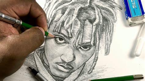 Drawing Juice Wrld Step By Step Rip Youtube