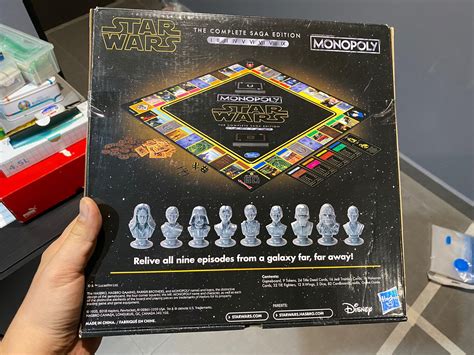 Star Wars Monopoly Complete Saga Edition Hobbies And Toys Toys