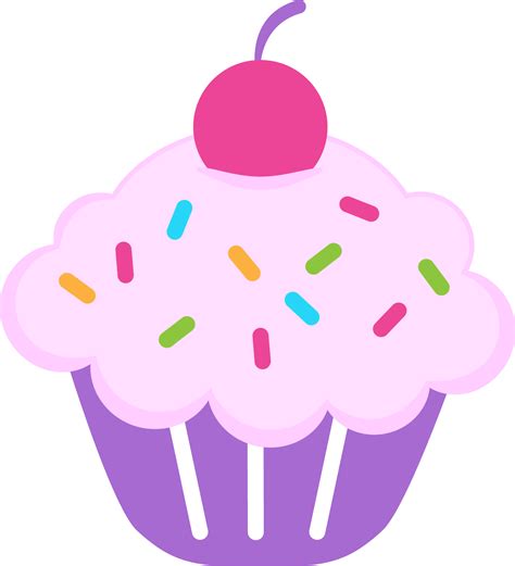 Pink Cupcake Clipart Free Download On Clipartmag