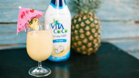 This drink looks beautiful in the tender coconut water adds a tingling sensation to the tangy flavour of orange, while muskmelon gives a soothing texture and pleasant scent to it. Coconut Water Recipes | Pina Colada Coconutmilk | Vita ...