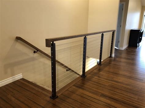 Indoor Cable Railing Stair Designs