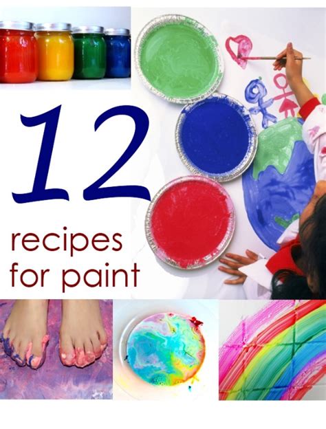 12 Recipes For Paint Inner Child Fun