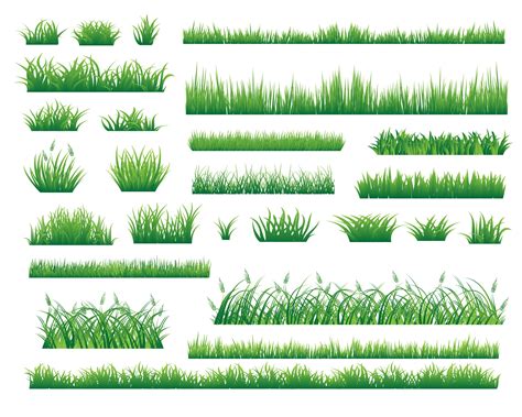 Green Grass Svg Grass Clipart Grass Vector Grass Cut File Grass Eps