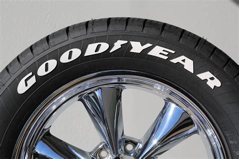 Goodyear White Tire Letters Tire Lettering Kit