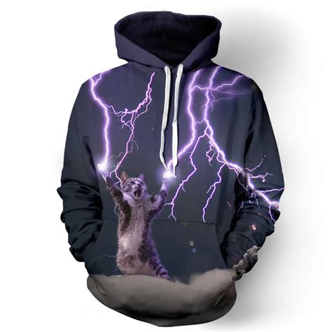 Mens 3d Galaxy Digital Print Novelty Hoodies Sweatshirts For Men